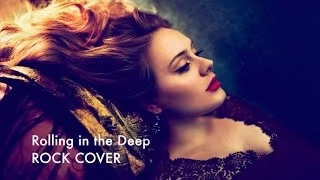 Rolling In The Deep - ROCK COVER (Lyric Video)