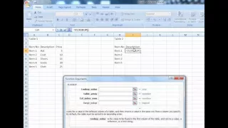 Excel's Vlookup in 60 seconds
