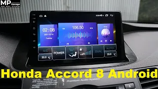 HONDA ACCORD 8  upgrade Android GPS Apple CarPlay AndroidAuto