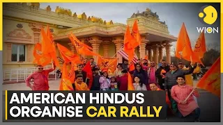 US: American Hindus rally to celebrate Ayodhya's Ram Mandir inauguration in Maryland | WION