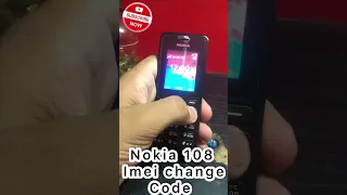 #nokia #108 #imei #change #code #100% #1million #views #please #subscribe #my #channel