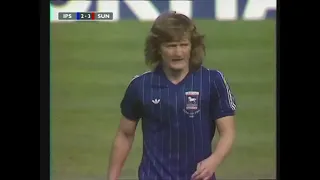 Ipswich vs  Sunderland - 29 Aug 1981