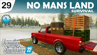 SNOWED IN! - Days 32 & 33 - No Mans Land Survival | Farming Simulator 22 | FS22 | Lets Play