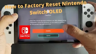 How to Factory Reset Nintendo Switch OLED? if you are going to return or resell