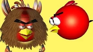 ANGRY BIRDS meet BIGFOOT SASQUATCH BIRD ♫ 3D animated  game mashup  ☺ FunVideoTV - Style ;-))