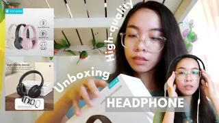 Unboxing Affordable + High-quality Headphone 🎧| Shopee Finds 🌱