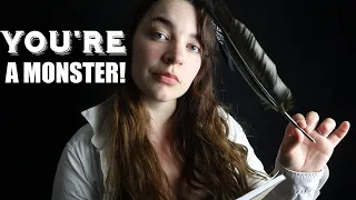 Dark ASMR - You're a Monster! Awkward Student Analyses You [Binaural]