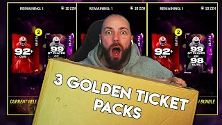 I Opened THREE Golden Ticket Packs!