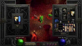 Diablo 2 resurrected Shockwave/maul Werebear Druid vs terror Baal