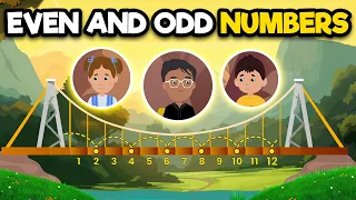 Basic Math For Kids: Even and Odd Numbers | Class 1 to 3 #mathforkids