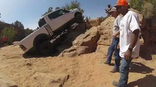 Stock Ram Power Wagon - Behind the rocks - Moab Utah