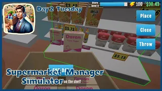 Supermarket Manager Simulator DAY 2 Gameplay | Android/iOS