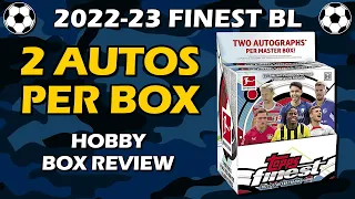 2 AUTOS! 2022-23 Topps Finest Bundesliga Hobby Box Soccer Review