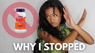 Pantothenic Acid for Acne 3 Month UPDATE | Why I Stopped Taking Pantothenic Acid