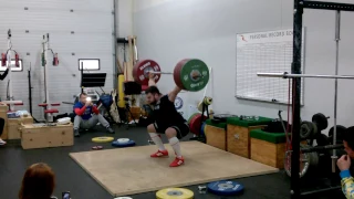 Aleksey Torokhtiy 190kg Tor Complex (Snatch, Push Press + OH Squat, Sn. Balance + OH Squat)