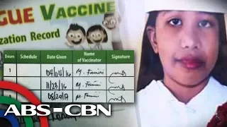 TV Patrol: Labi ng 13 anyos sa Cavite na naturukan umano ng Dengvaxia, sinuri