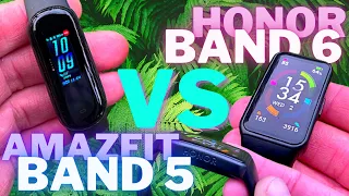 Epic Battle of Budget Trackers Honor Band 6 vs Amazfit Band 5 Review & Comparison