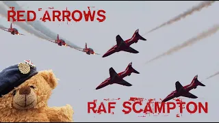 RED ARROWS Practice at RAF SCAMPTON 03.12.21 | Ted goes crazy