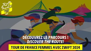 The route of the Tour de France Femmes 2024 #TDFF