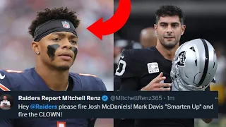 NFL WORLD REACTS TO Chicago VS Las Vegas Raiders | Bears Vs Raiders Reaction