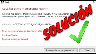 DayZ 0x0000005 - STATUS_ACCESS_VIOLATION Solución✅