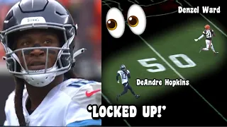 DeAndre Hopkins ‘LOCKED UP’ Vs Denzel Ward 😳 & MADE HIM CHANGE SIDES! (WR Vs CB) Browns vs Titans