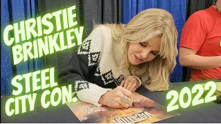 Christie Brinkley and Chevy Chase at Steel City Con 2022