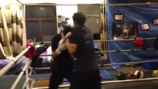 Billy's boxing training