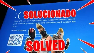 ✅ FORTNITE / BLUE SCREEN SYSTEM THREAD EXCEPTION NOT HANDLED / SOLVED / SOLUCION / PANTALLA AZUL 😱