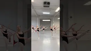 Ballet technique class: Small Adagio in Center, California #ballet #dance