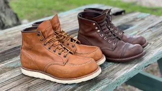 Moc Toe VS Iron Ranger Redwing boots