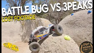 DesertRC Takes on Tough C2 Course in SCALE CLASSIC BEETLE Rig on Custom Rails [Battle Bug VS 3Peaks]