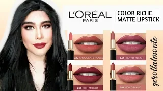 LÓRÉAL Color riche matte lipstick