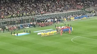 2023 Football Italy National Anthem in Stadio San Siro/サッカー イタリア代表 国歌斉唱＠サン・シーロ(スタディオ・ジュゼッペ・メアッツァ)