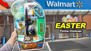 $20 Walmart Fishing EASTER BASKET!! (Fishing Challenge)