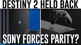 DESTINY 2 Held Back on Xbox One X? - "Sony Forcing Console Parity" (Xbox One X, PS4 Pro)
