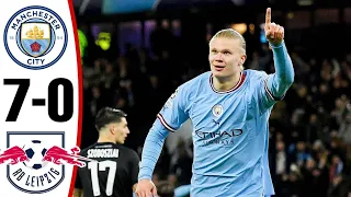 MANCHESTER CITY VS RB LEIPZIG 7-0 || All  Goals And Extended Highlights 2023 HD ..