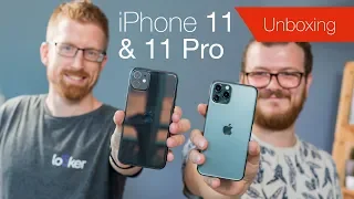 iPhone 11 and iPhone 11 Pro unboxing & comparison