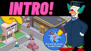 The Simpsons Tapped Out: INTRO to the NEW CIRCUS UPDATE!