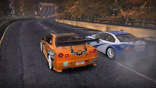 NFS Most Wanted | Final Races | Eddie VS Razor | Nissan Skyline GT-R VS Bmw M3 GTR