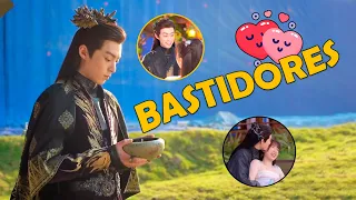 🌙❣️ AMOR ENTRE FADA E DEMÔNIO ❣️ BASTIDORES 🎇 Dylan Wang e  Esther Yu