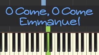 Easy Piano Tutorial: O Come O Come Emmanuel with free sheet music