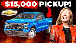 GM CEO Reveals NEW $15,000 Pickup Truck & STUNS The World!