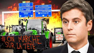 La France bloquée après les annonces de Gabriel Attal aux agriculteurs