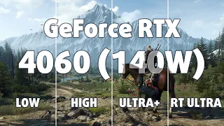 🎮 NVIDIA GeForce RTX 4060 [Laptop, 140W] - The Witcher 3 Next-Gen gameplay benchmarks (1080p)