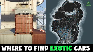 Where To Find Exotic Cars Help Guide! $40,000 & 4000 RP Every Vehicle! | GTA Online