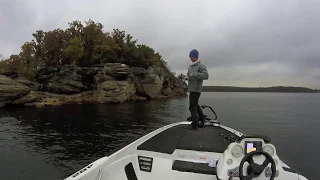 Stockton Lake Missouri Fall Bass Fishing 2018