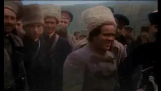 Нестор Махно и махновцы в Бердянске. 1919 год. Видеохроника в цвете