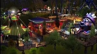 RCT3 - Mikey's Autumn Park - Night Time