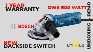 New GWS800 Angle Grinder | Bosch | Back Switch | unboxing & review